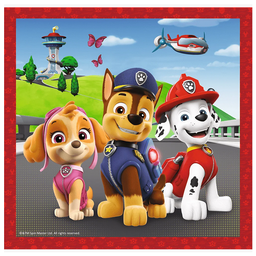 Puzzle 3w1 Psi Patrol Wesołe pieski Paw Patrol 34867